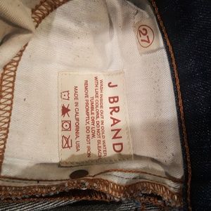 J Brand low rise pencil leg jeans